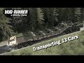 Spintires Mudrunner Transporting 13 Cars | MAZ 7310RS