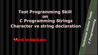 C Programming question to identify difference between a character and string