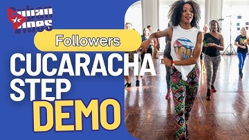 Cucaracha step | Followers Timing - Back view | Cuban Salsa (Absolute Beginners Level)
