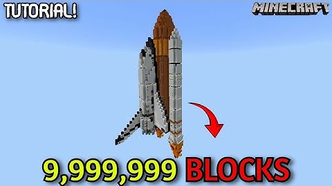 Minecraft: Building a Space Shuttle (FULL TUTORIAL)