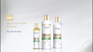 Stop hard water from damaging your hair with New Dove Hard Water Defense