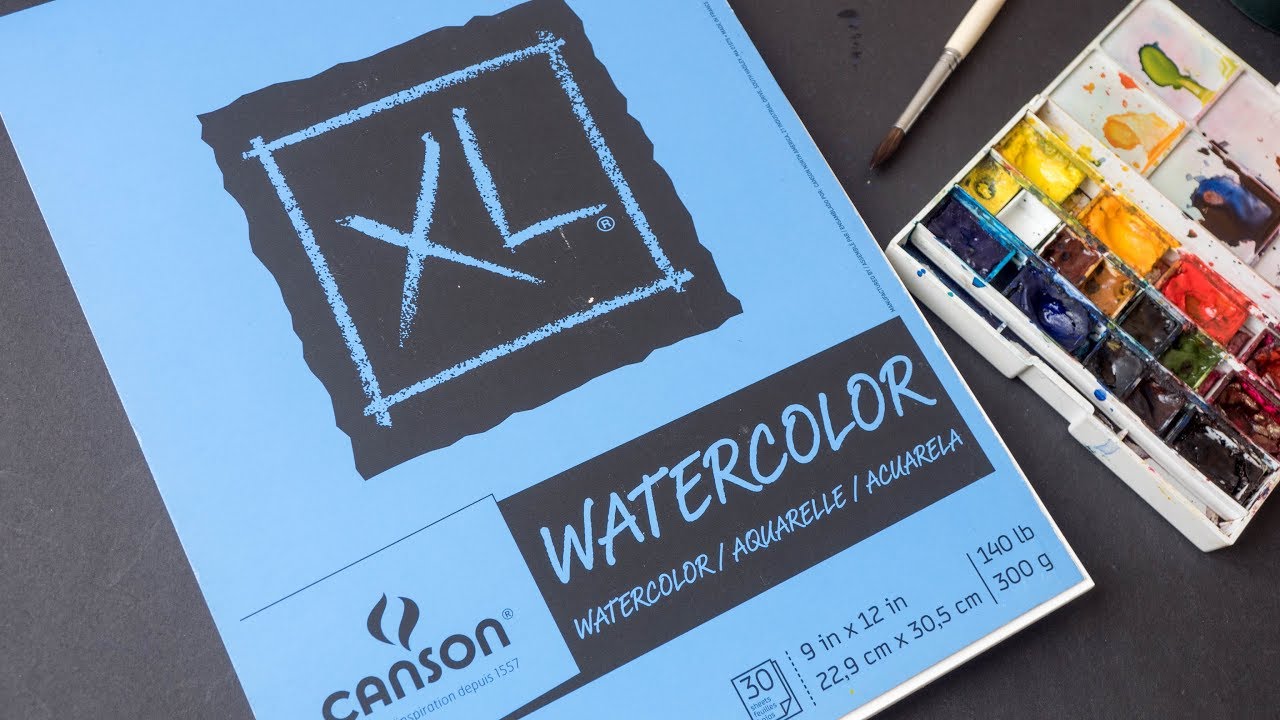 Canson XL Cold Press Watercolor Paper Review 140lb / 300g 
