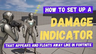 How To Set Up A Floating Damage Indicator - Unreal Engine 5 Tutorial