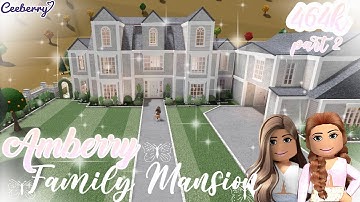 Bloxburg | Building Amberry a Family House! Part 2 | Speed Build