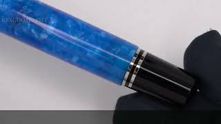 バイブラントブルー M805 Pelikan 万年筆 ヴァイブラントブルー Mニブ M805 Pelikan 18C-EF 万年筆評価 : 実に美しい～！ 筆記具