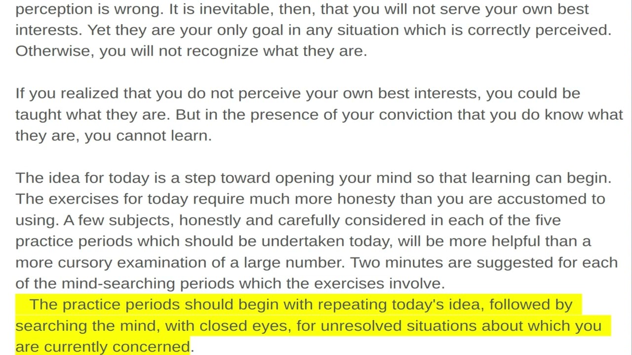 A.C.I.M. Workbook for Students. Lesson 24.