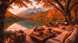 Morning by the Lake ☕ Relaxing Autumn Jazz for Coffee, Reading & Work
