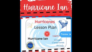 Science of Hurricanes Formation Strength and Location Lesson Plan #hurricaneslesson