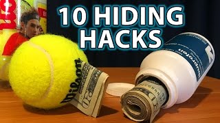 How to Make 10 SECRET Hiding SPOTS!