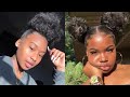 🧚‍♀️SIMPLE AND CUTE NATURAL HAIRSTYLES 🧚‍♀️