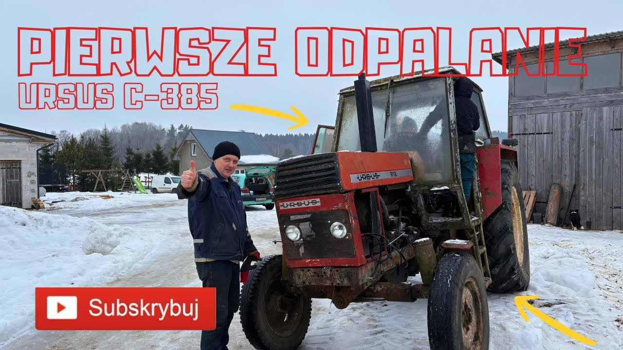 Pierwsze odpalanie nowego nabytku | Ursus C-385 