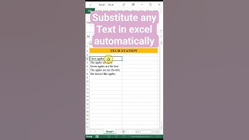 How to Automatically Replace Text in Excel Using SUBSTITUTE Formula | Excel Tips & Tricks