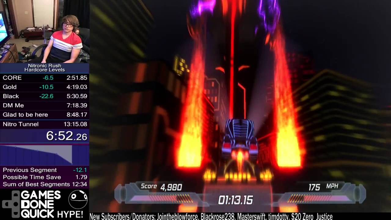 Nitronic Rush Hardcore Mode Speedrun in 