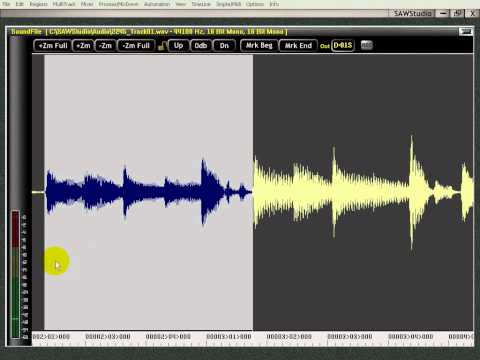 SawStudio SoundFile View - YouTube