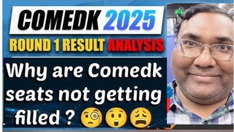 Comedk 3e ronde counseling | Comedk ronde 3 | Comedk counseling 2025 | Comedk cutoff | Nieuwe Com...