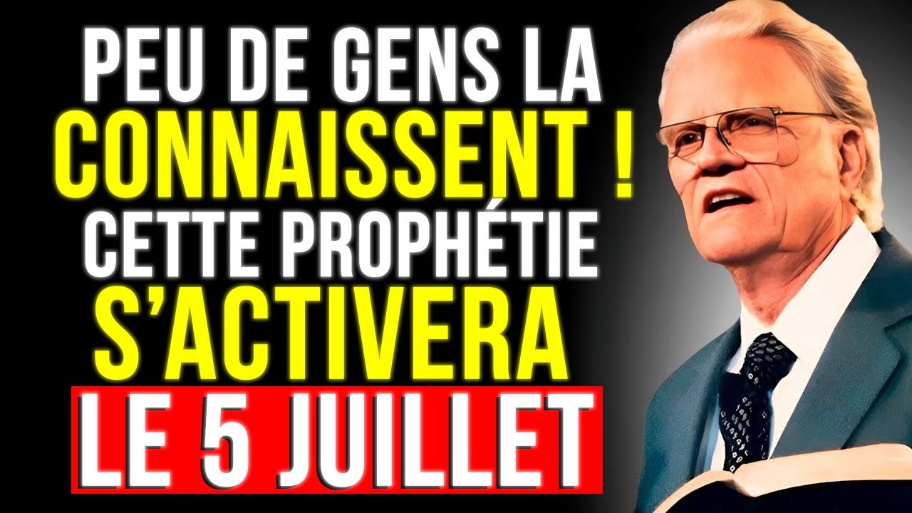 LA PROPHÉTIE SECRÈTE QUI S’ACCOMPLIRA LE 16 JUILLET, PEU DE GENS LA CONNAISSENT | Billy Graham