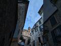 Walking through an Italian Village in Winter