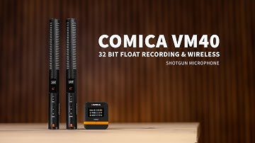 【Introducing】Comica VM40: Super Cardioid Dual-Channel Wireless Shotgun Microphone #comica #audio