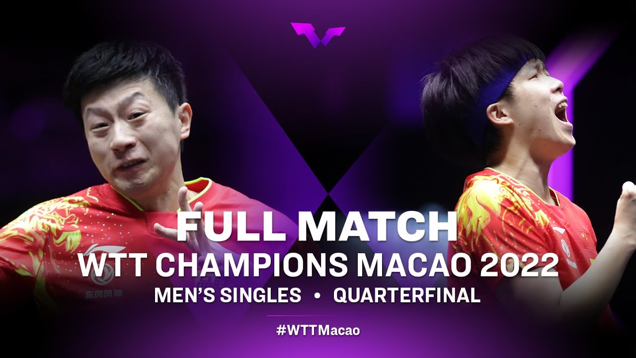 FULL MATCH WANG Chuqin vs MA Long MS QF WTT Champions Macao 2022