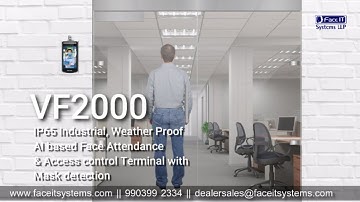 VF2000 Artificial Intelligence based Facial Recognition attendance machine & Access Control System