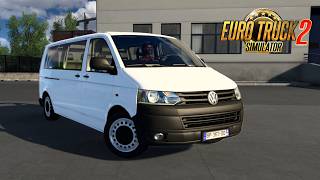 Volkswagen Transporter T5 Car Mod | Euro Truck Simulator 2 1.58