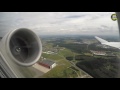 ROCKET Takeoff CRJ900 NextGen from Luxembourg - GREAT scenic views! [AirClips]