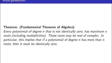 ch2 6: polynomial interpolation, existence and uniqueness Theorem. Wen Shen