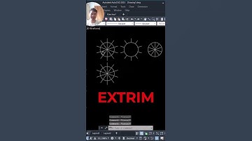 Cách Dùng Lệnh Extrim #autocad #autocadcoban #hahavu
