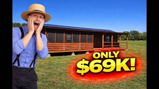 ONLY 25K FOR A CABIN Amish Built Modular Cabins Tiny Homes Tour EL CHAPO CABIN TOUR PREFAB