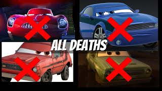 Listing all the cars that died in Cars 2