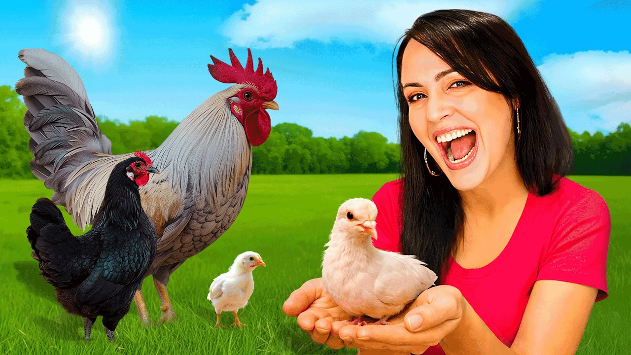 Juntamos los Kikirikí Pollitos con sus Papá 🐣 La Finquita Bonita