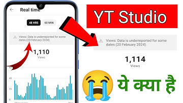 views data is underreported for some dates (20 February 2024) |  yt studio problem solved
