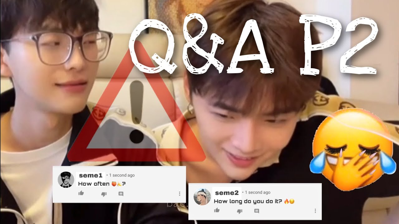 【Sub CC】Q&A P2: how often🔥😏? How long do you do it 🥵? Lai Jiaxin & Li Jiahua