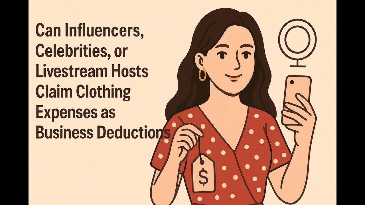 How Influencers Can Save Big on Taxes with Clothing Deductions