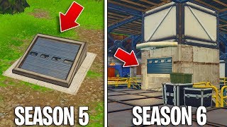 New Wailing Woods Bunker In Fortnite - All Season 6 Map Locations Fortnite Battle Royale