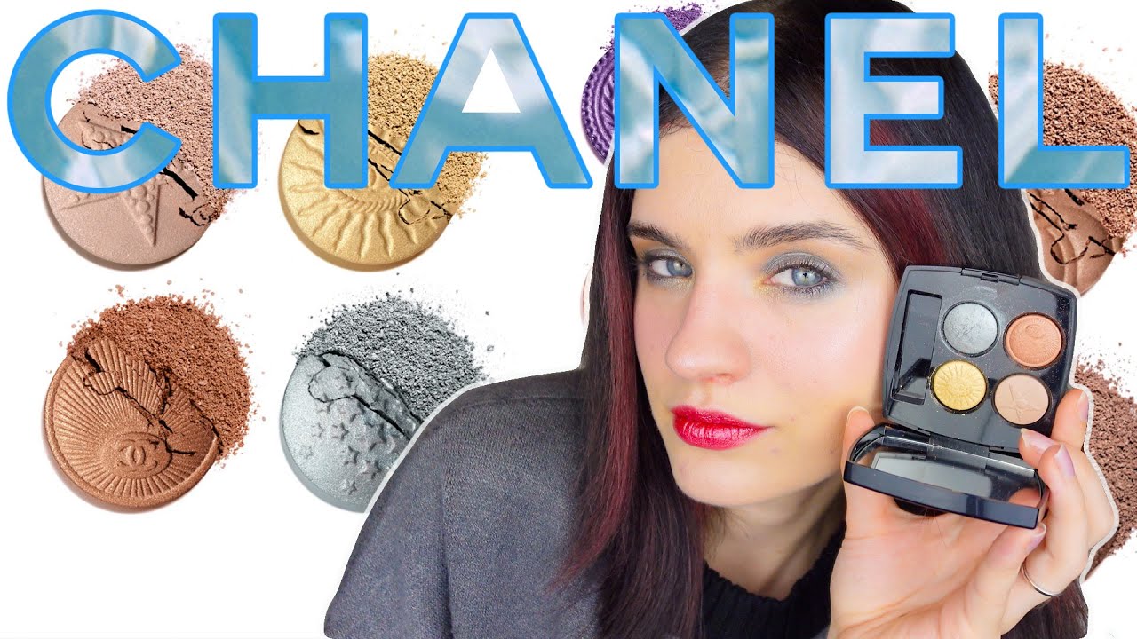 CHANEL LES 4 OMBRES BOUTONS  COLLECTION STELLAIRE PALETTE | 2 LOOKS