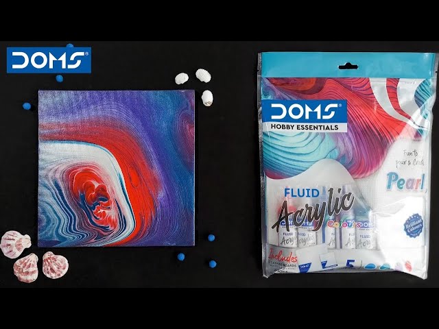 DOMS Metallic Fluid Acrylic Painting Set - Acrylic