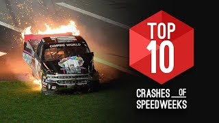 Top 10 Crashes of 2018 Daytona Speedweeks