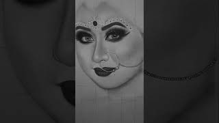 bridal portrait #art #drawing