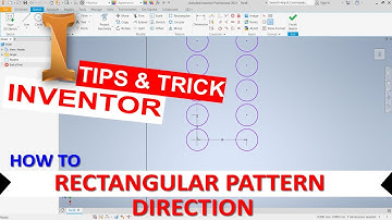 Inventor How To Rectangular Pattern Direction