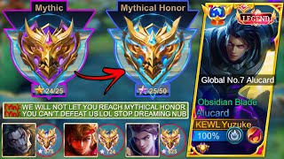 MY LAST ALUCARD MATCH BEFORE MYTHICAL HONOR + I MET GLOBAL 1 YIN & 4 IMMORTAL PRO PLAYERS! ☠