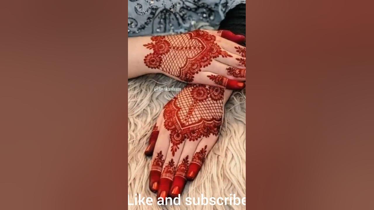 looking for the best mehndi design - YouTube