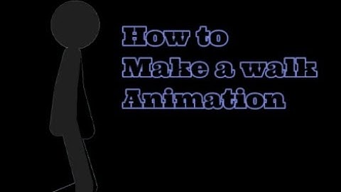 How to make a walk animation in sticknodes tutorial