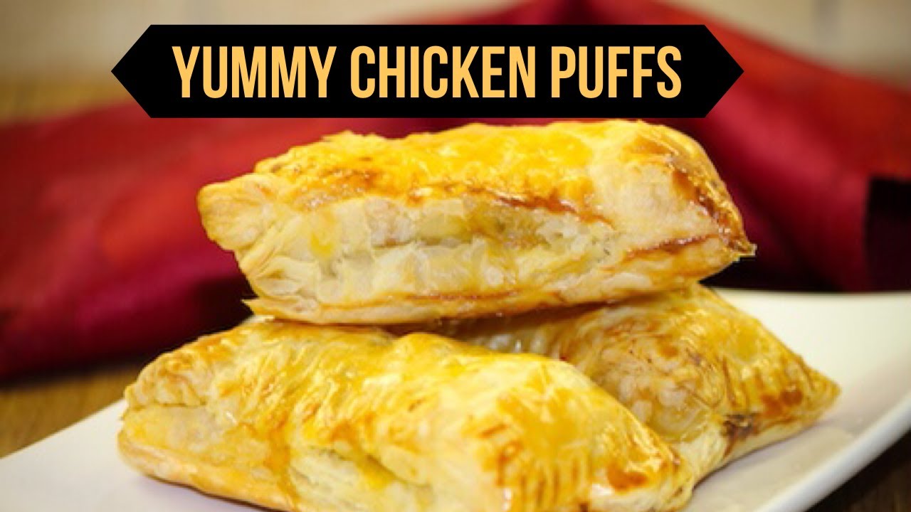 CHICKEN PUFFS - Delicious and easy to make - Restaurant Style Puff ...