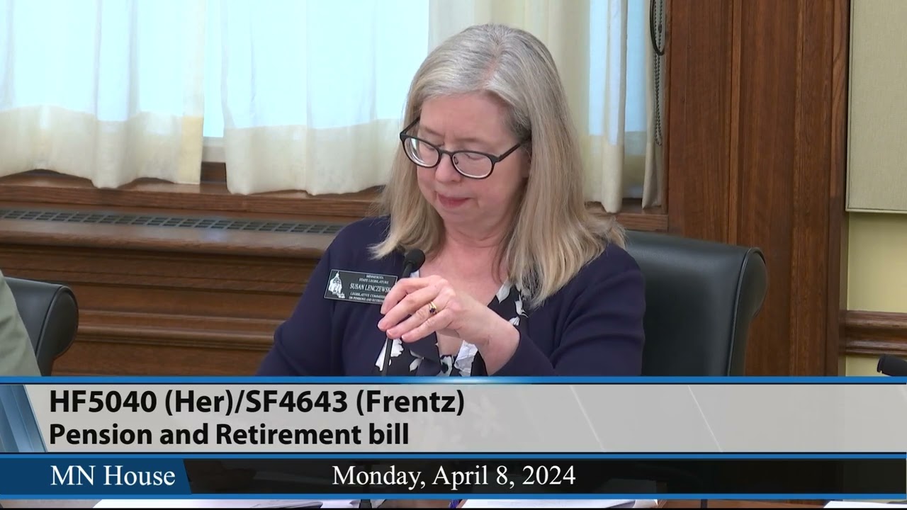 Pensions and Retirement Legislative Commission Meeting on 4/8/2024