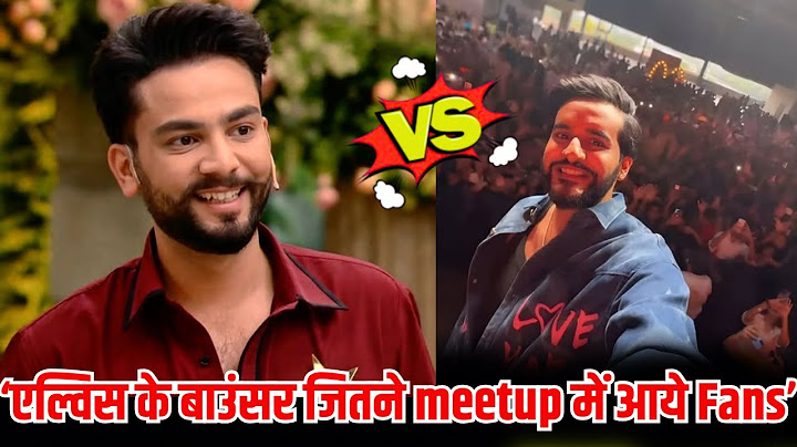 Elvish Yadav के बाउंसर जितने Abhishek Malhan के Meet-up में आये Fans !