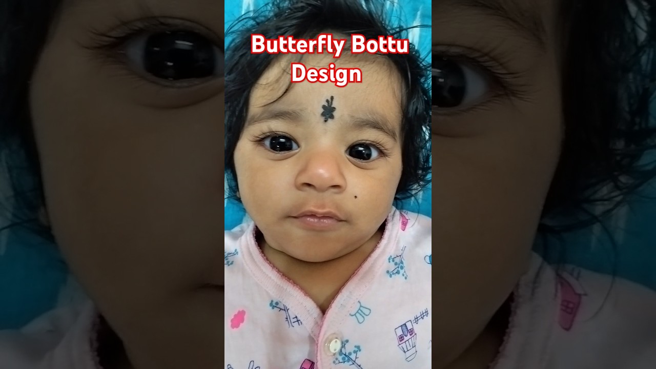 Butterfly Bottu Design | Trending Bottu Design 