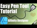 Easy Pen Tool Tutorial in Affinity Designer
