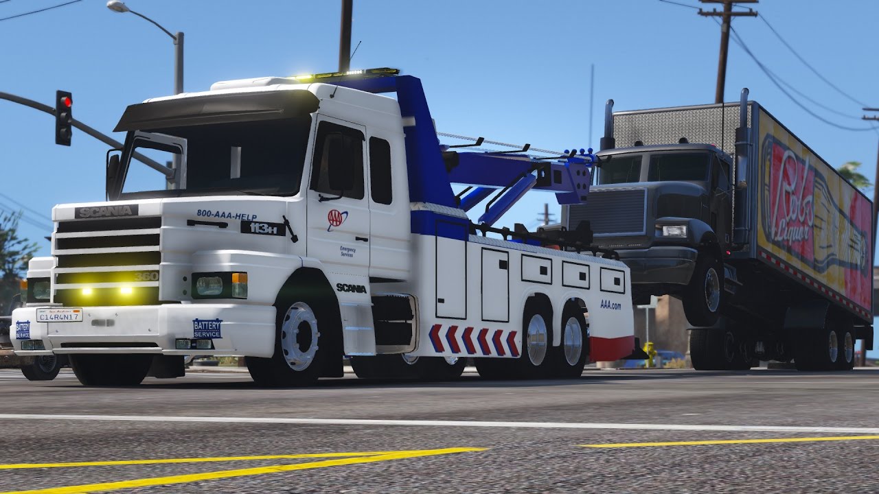 Los Santos Goes to Work Day 15 Heavy Duty Towing YouTube