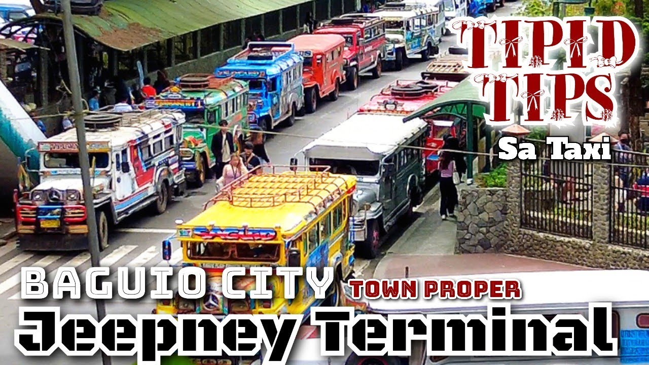 Jeepney Terminal sa Baguio City Town Proper | Tipid Tips sa Taxi